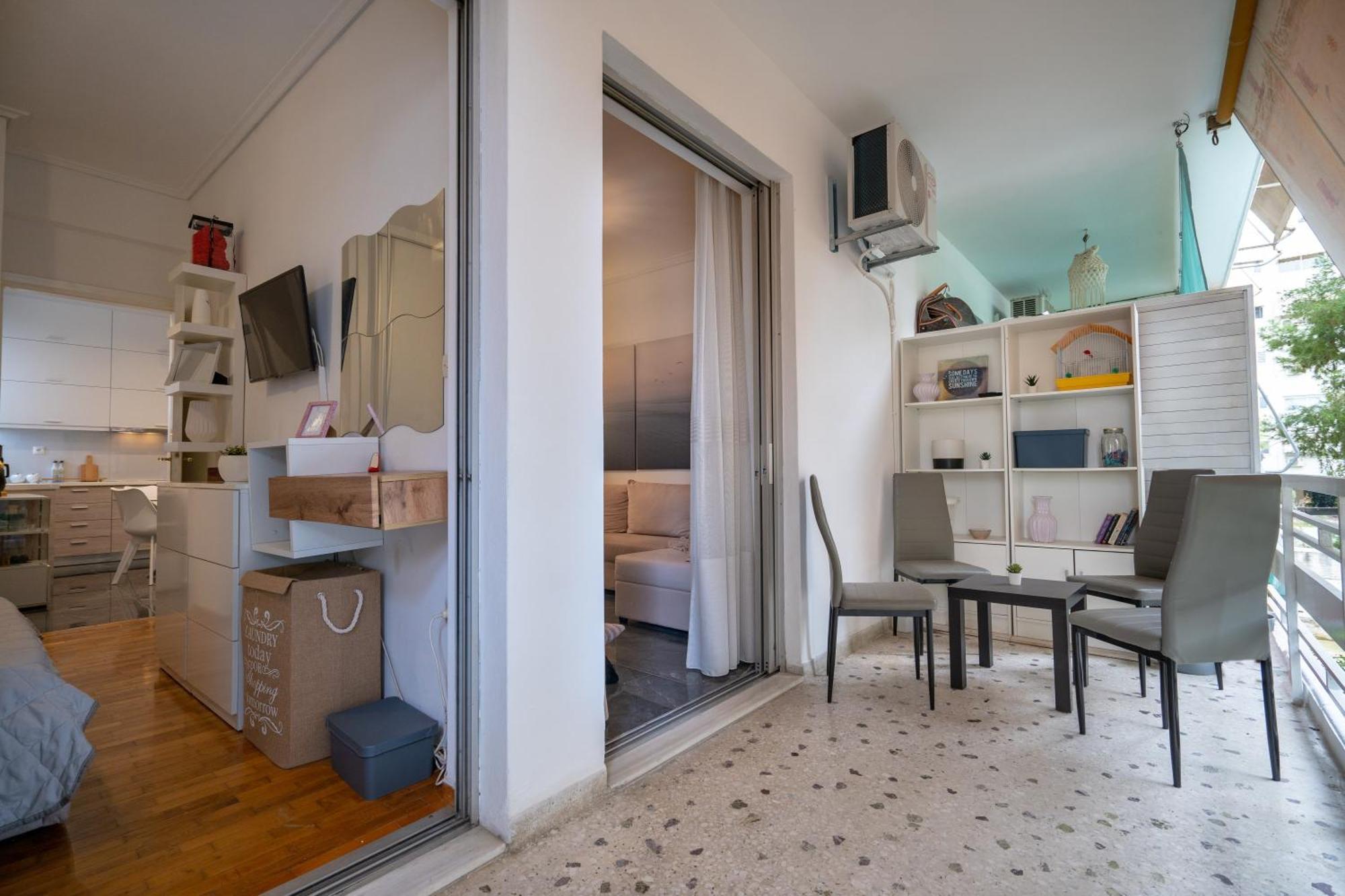 Neo Irakleio Train St. 1 Bedrm 4 Pers. Apartment Atenas Exterior foto